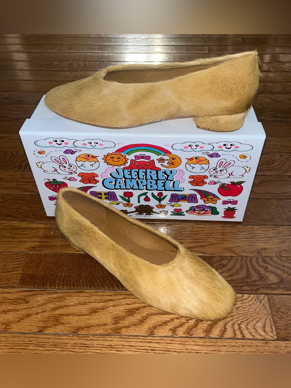 Jeffrey Campbell Trustee Haircalf Low Heel Flats